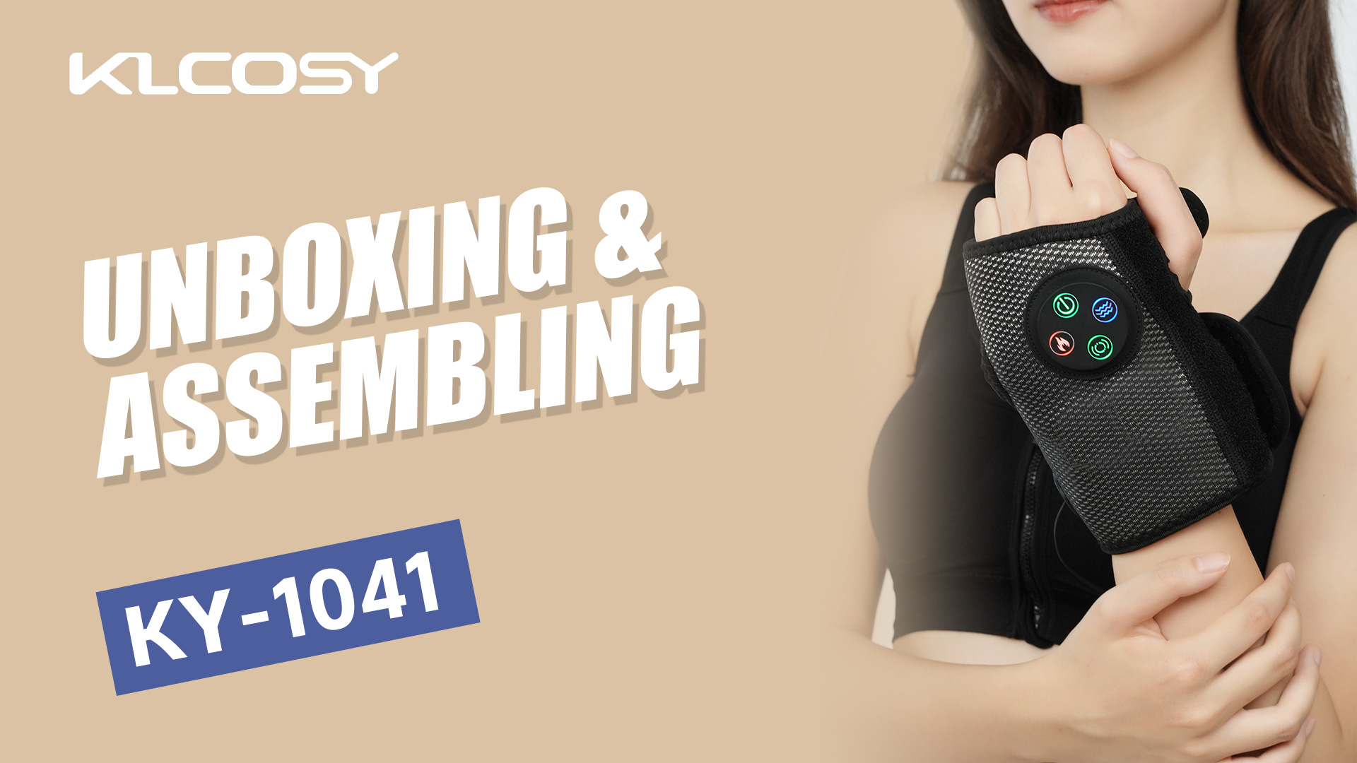 Unboxing video for 4-function Wrist / hand massager KY1041 II